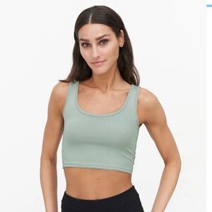 NWT Larken X Nursing and Pumping Bra | Sage Green